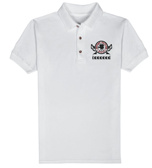 Motion Picture Stunt Polo White